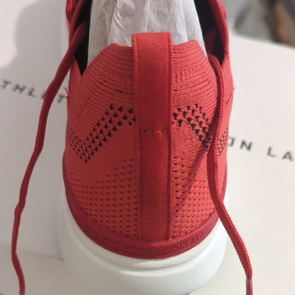 Sold APL Vibrant MENS Or Women Red Athletic Sneakers - Picture 2 of 4